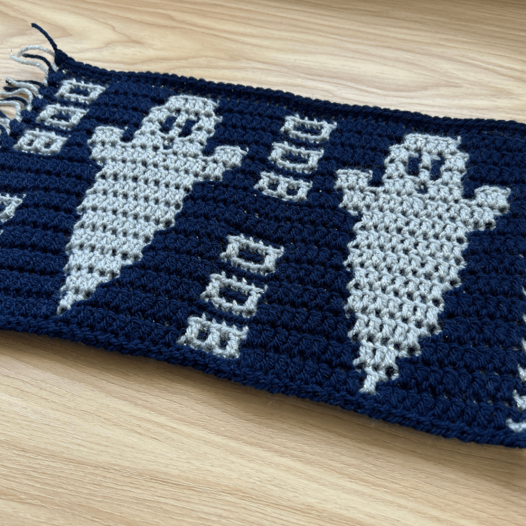 Crochet Halloween ghost Boo pattern
