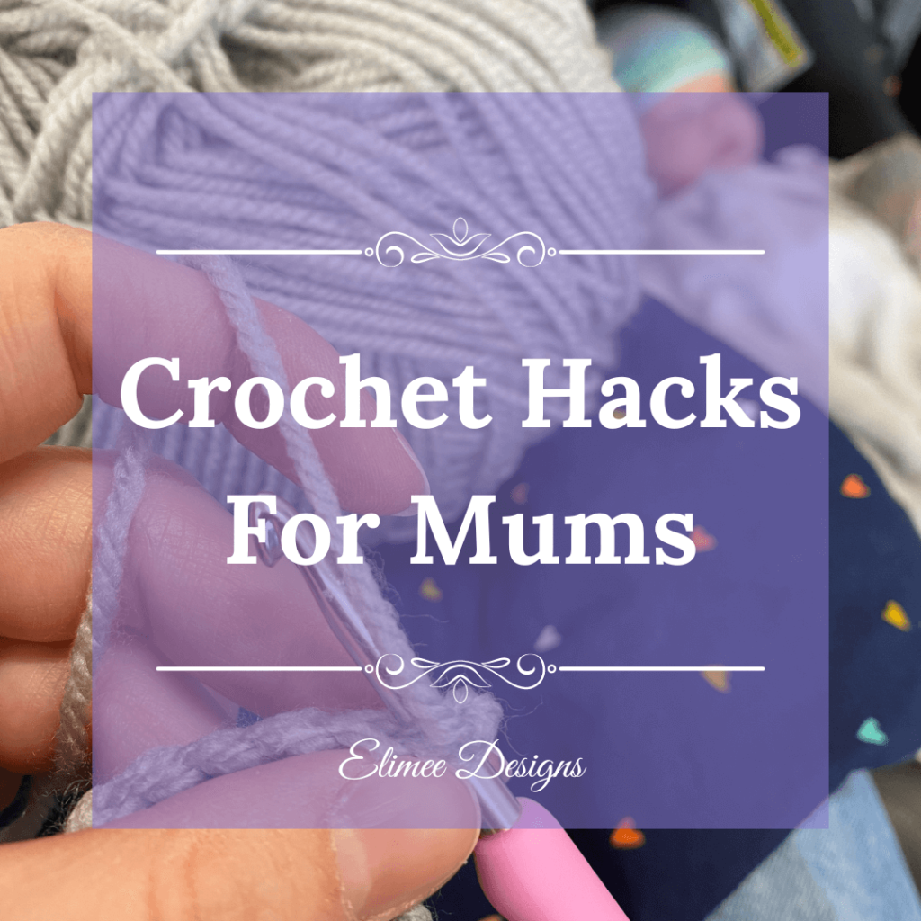 Hand crocheting yarn, 'Crochet Hacks'